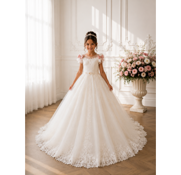 Elegant Girls’ Ceremony Dress – 2026 Collection | Aylana Cérémonie