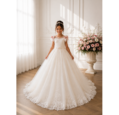 Elegantes Festkleid für Mädchen – Kollektion 2026 | Aylana Cérémonie