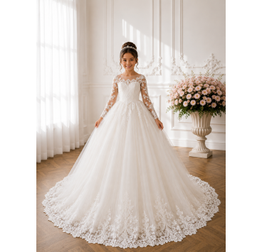 Robe de cérémonie fille élégante – Collection 2026 | Aylana Cérémonie