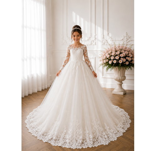 Robe de cérémonie fille élégante – Collection 2026 | Aylana Cérémonie