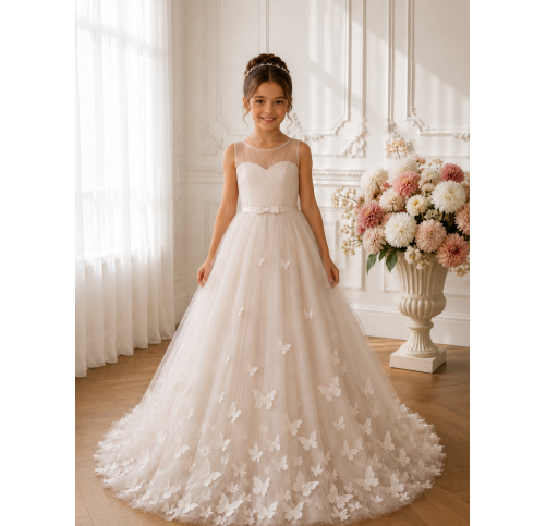 Elegant Girls’ Ceremony Dress – 2026 Collection | Aylana Cérémonie