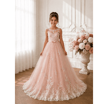 Elegant Girls’ Ceremony Dress – 2026 Collection | Aylana Cérémonie
