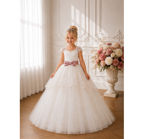 Elegante ceremoniejurk voor meisjes – Collectie 2026 | Aylana Cérémonie