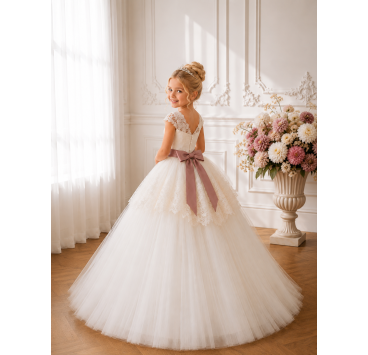 Elegant Girls’ Ceremony Dress – 2026 Collection | Aylana Cérémonie
