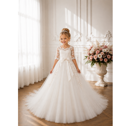 Robe de cérémonie fille élégante – Collection 2026 | Aylana Cérémonie