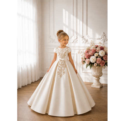 Elegante abito da cerimonia per bambina – Collezione 2026 | Aylana Cérémonie