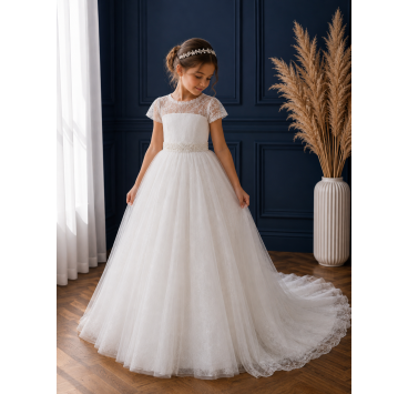 Elegante abito da cerimonia per bambina – Collezione 2027 | Aylana Cérémonie