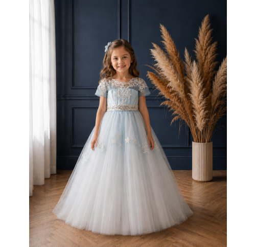 Vestido de ceremonia elegante para niña – Colección 2027 | Aylana Cérémonie