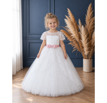 Vestido de cerimónia elegante para menina – Coleção 2027 | Aylana Cérémonie