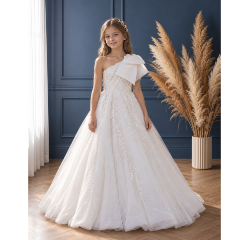 Vestido de cerimónia elegante para menina – Coleção 2027 | Aylana Cérémonie