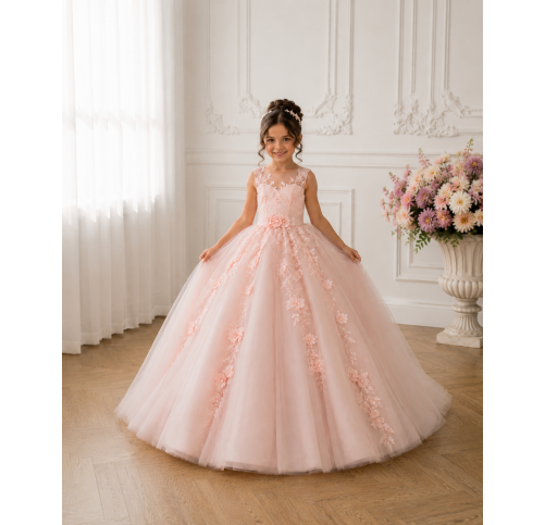 Elegante abito da cerimonia per bambina – Collezione 2026 | Aylana Cérémonie