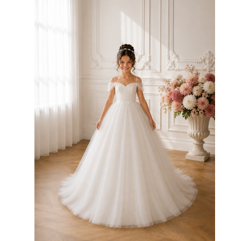 Elegante abito da cerimonia per bambina – Collezione 2026 | Aylana Cérémonie