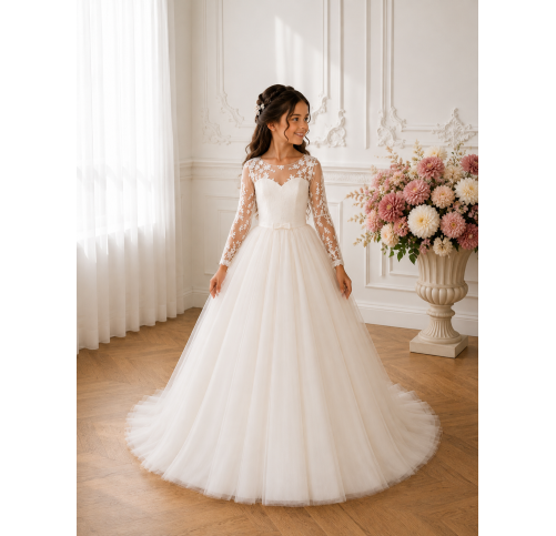 Elegante abito da cerimonia per bambina – Collezione 2026 | Aylana Cérémonie