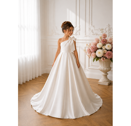 Vestido de ceremonia elegante para niña – Colección 2026 | Aylana Cérémonie
