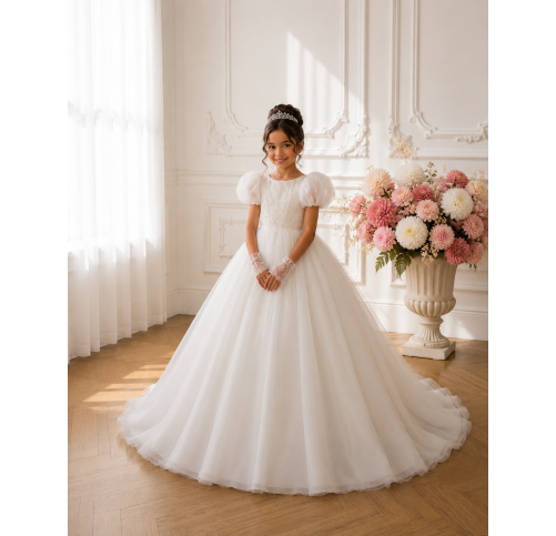 Elegantes Festkleid für Mädchen – Kollektion 2026 | Aylana Cérémonie